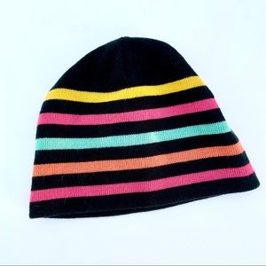 Target Multicolor Striped Beanie OS